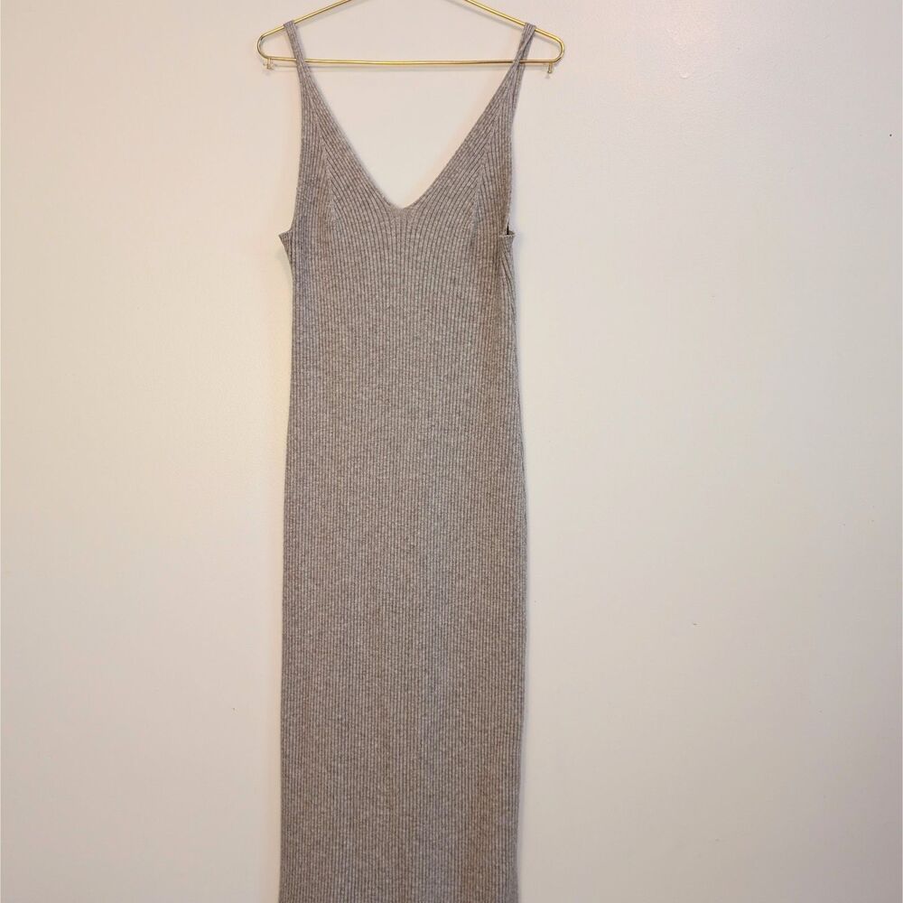 Amazon Tan Tank Top Midi Dress Size Medium
